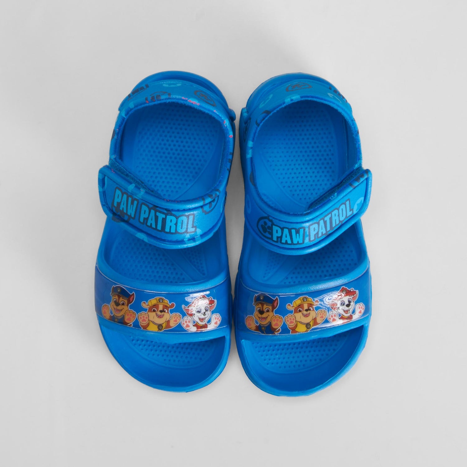 Chancla velcro azul PATRULLA CANINA