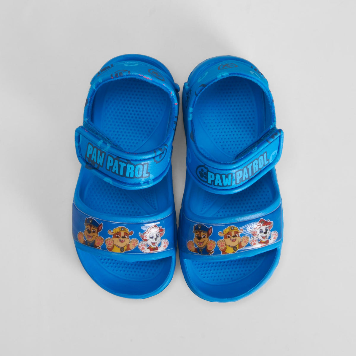 Chancla velcro azul PATRULLA CANINA