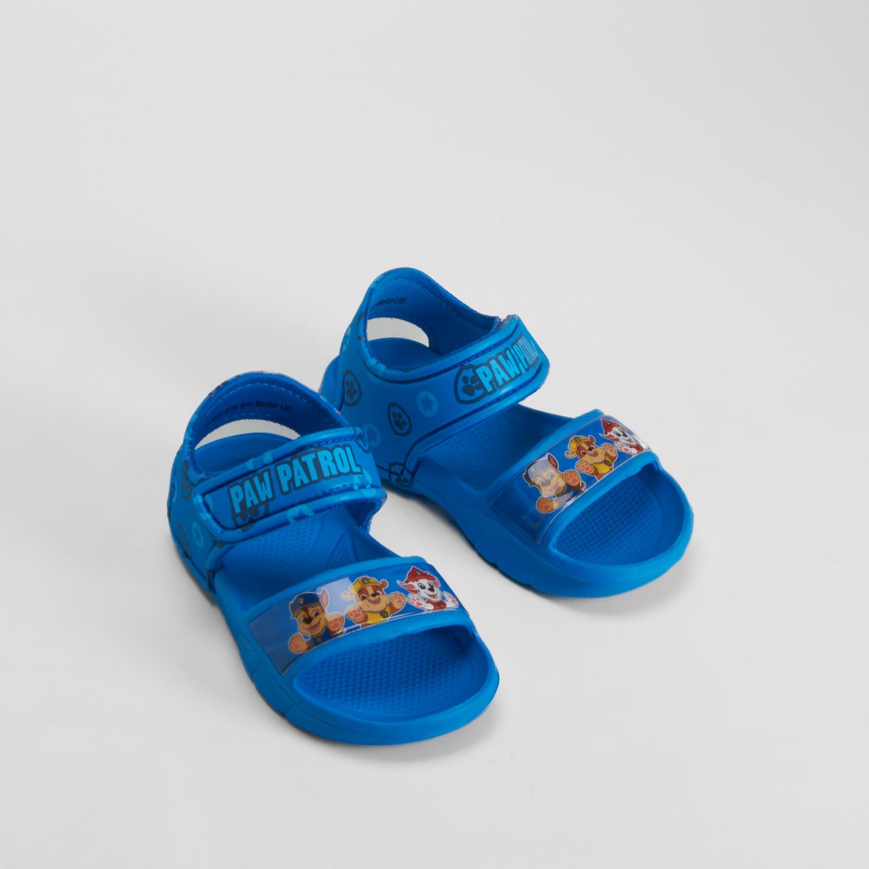 Chancla velcro azul PATRULLA CANINA