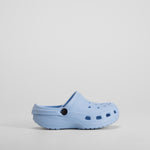 Zueco de playa liso azul claro COCONUT