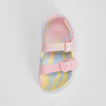 Chancla doble hebilla rosa COCONUT