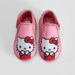 Zapatilla de bebé con corazones rosa HELLO KITTY