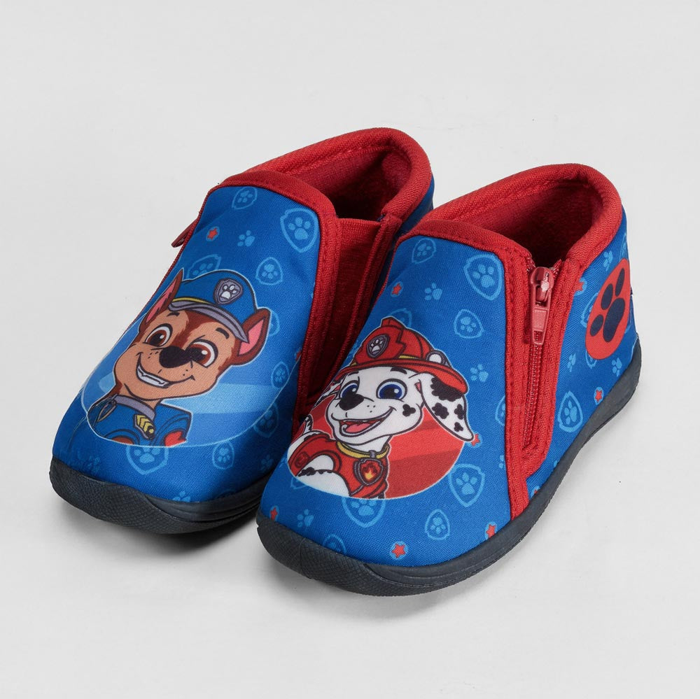 Zapatilla de casa azul PATRULLA CANINA