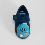Zapatilla de casa cerrada perrito azul OLYNE