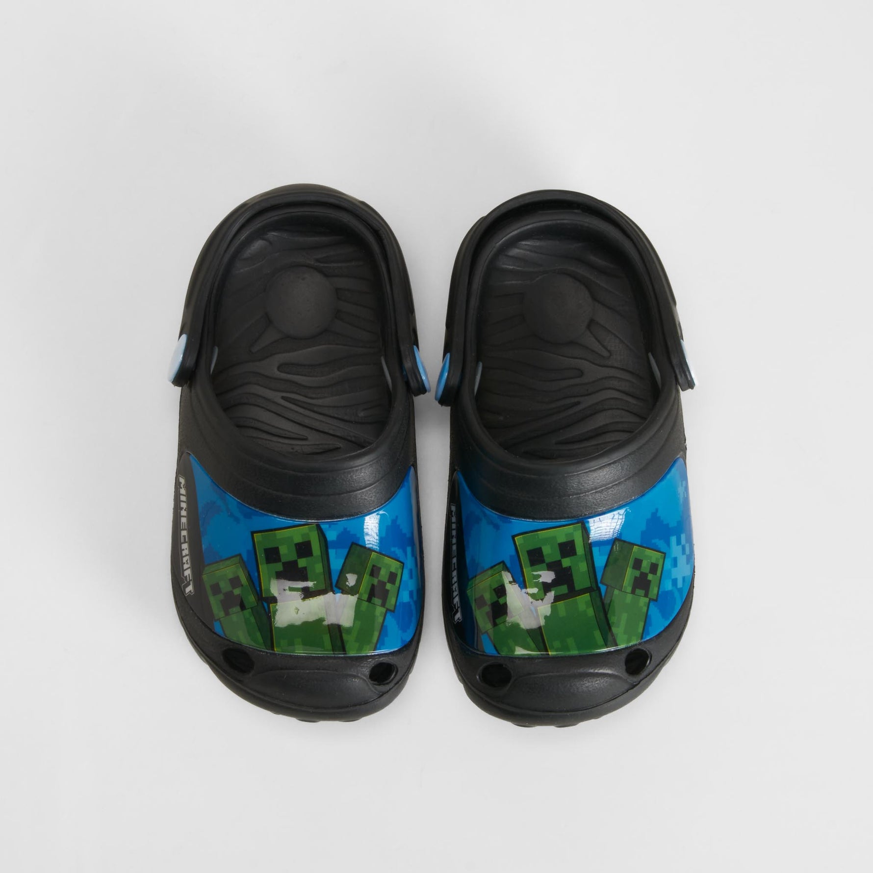 Zueco de playa negro MINECRAFT