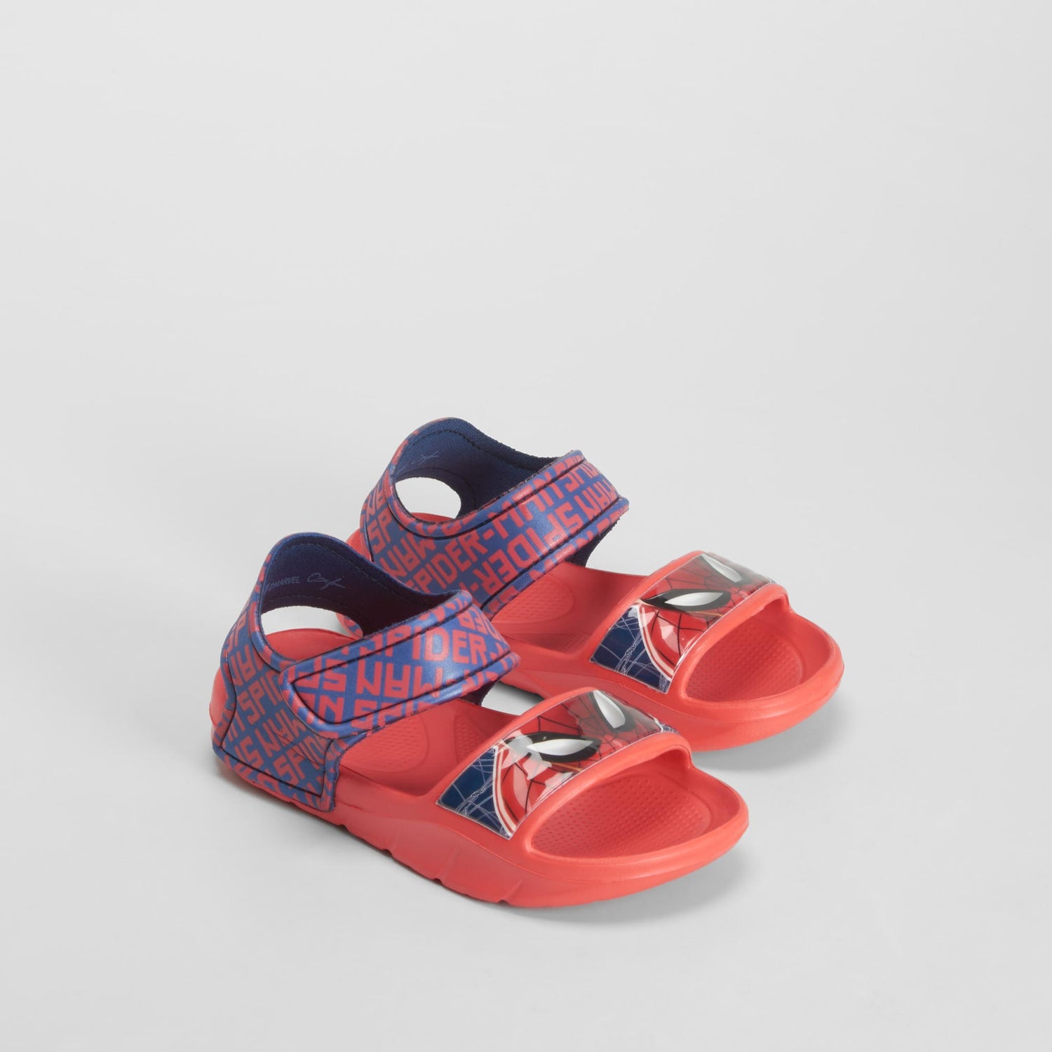 Chancla velcro roja SPIDERMAN
