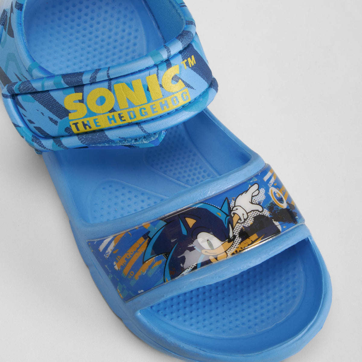 Chancla velcro azul SONIC