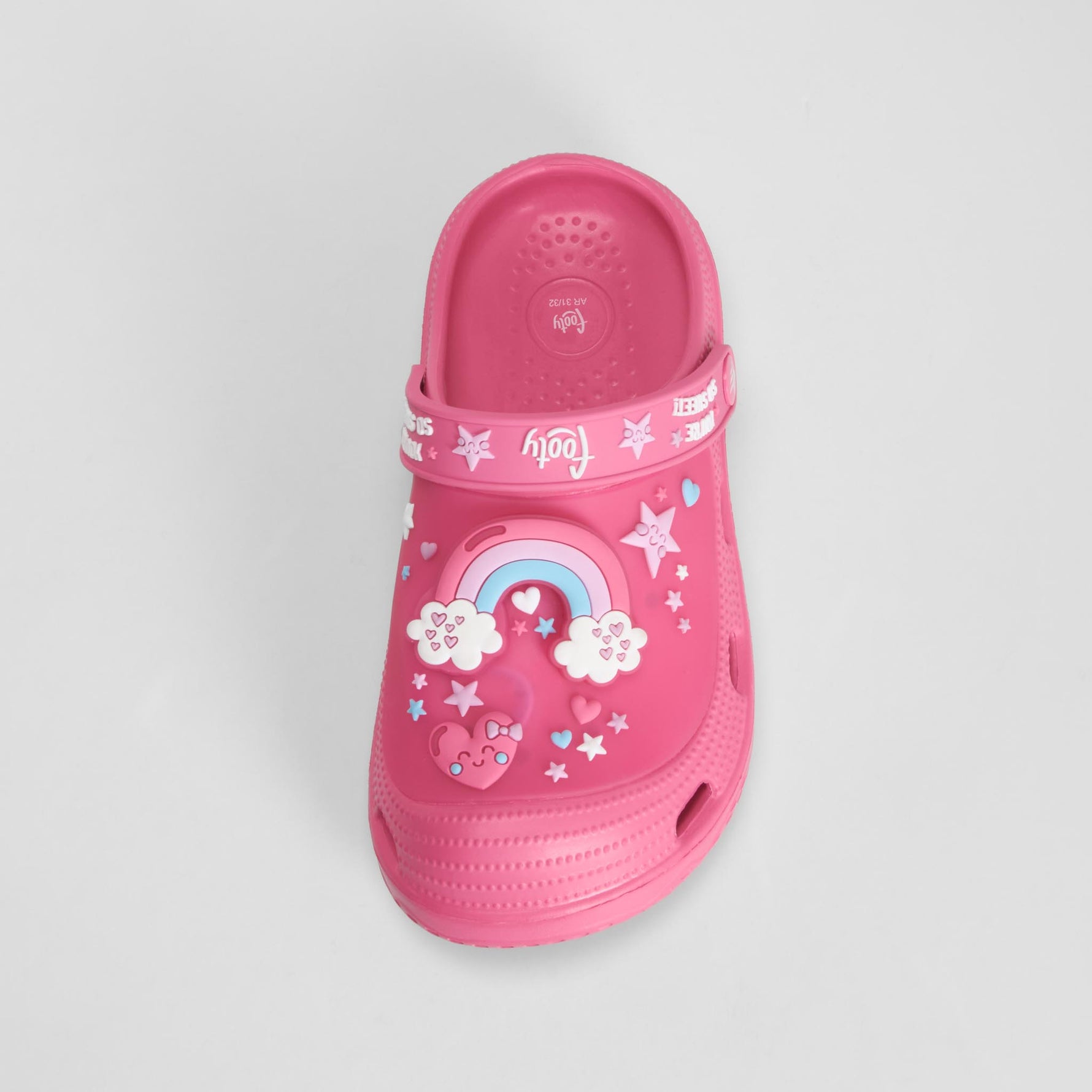Zueco de playa con luces rosa COCONUT
