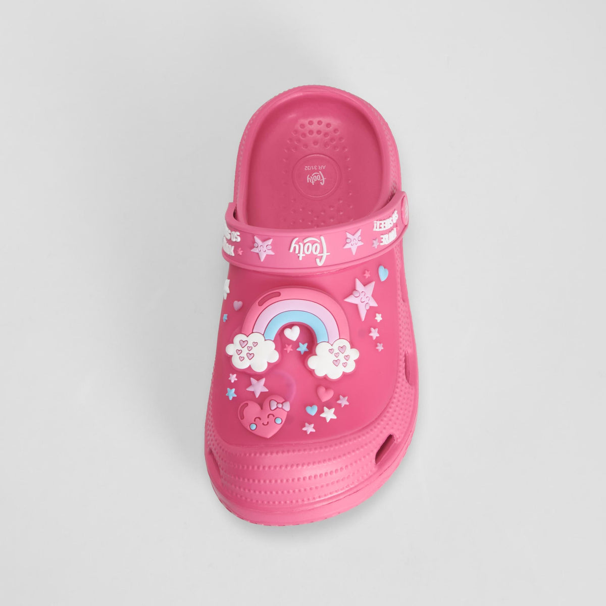 Zueco de playa con luces rosa COCONUT