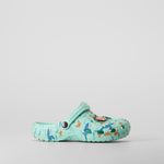Zueco de playa pulpos aqua verde COCONUT
