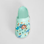 Zueco de playa pulpos aqua verde COCONUT