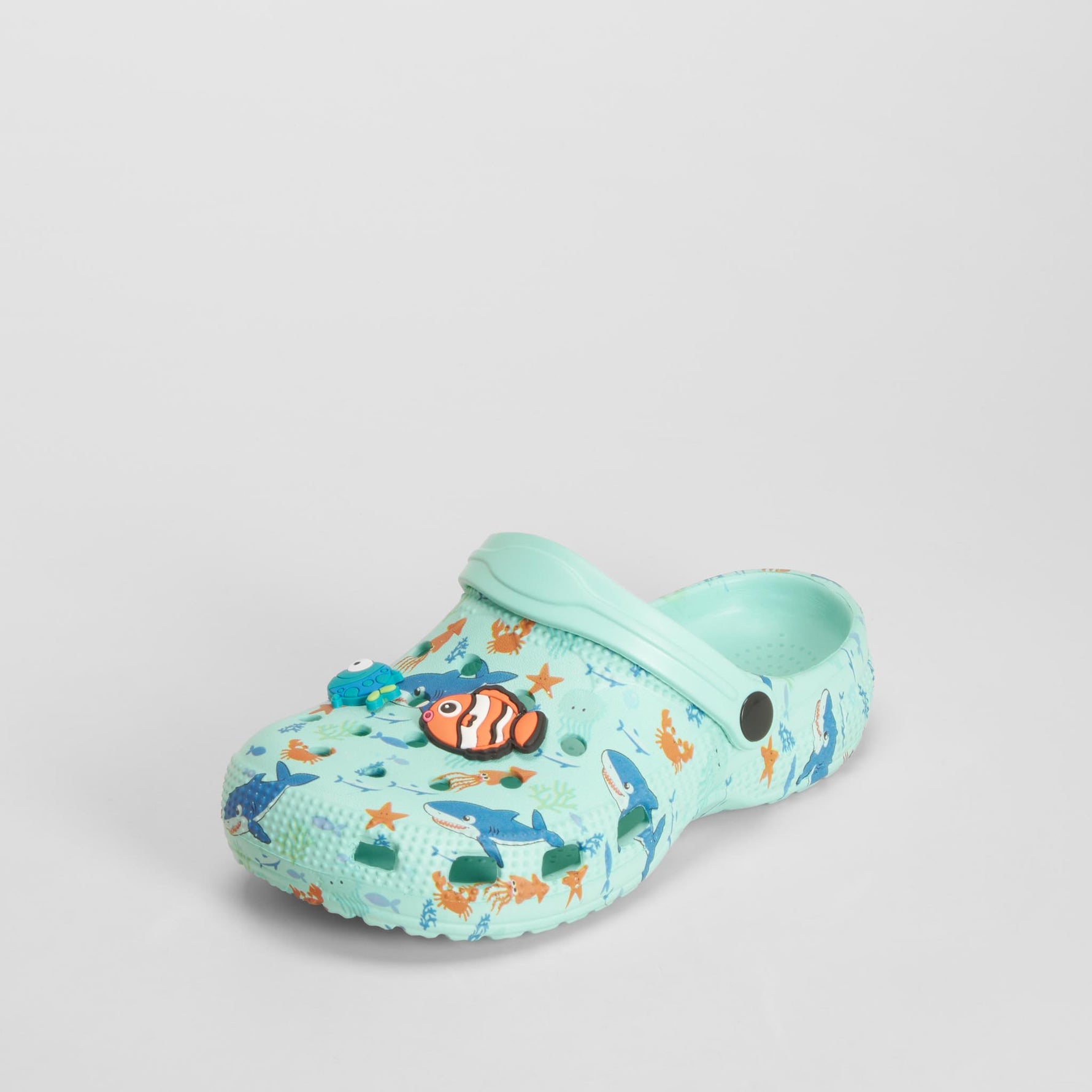 Zueco de playa pulpos aqua verde COCONUT