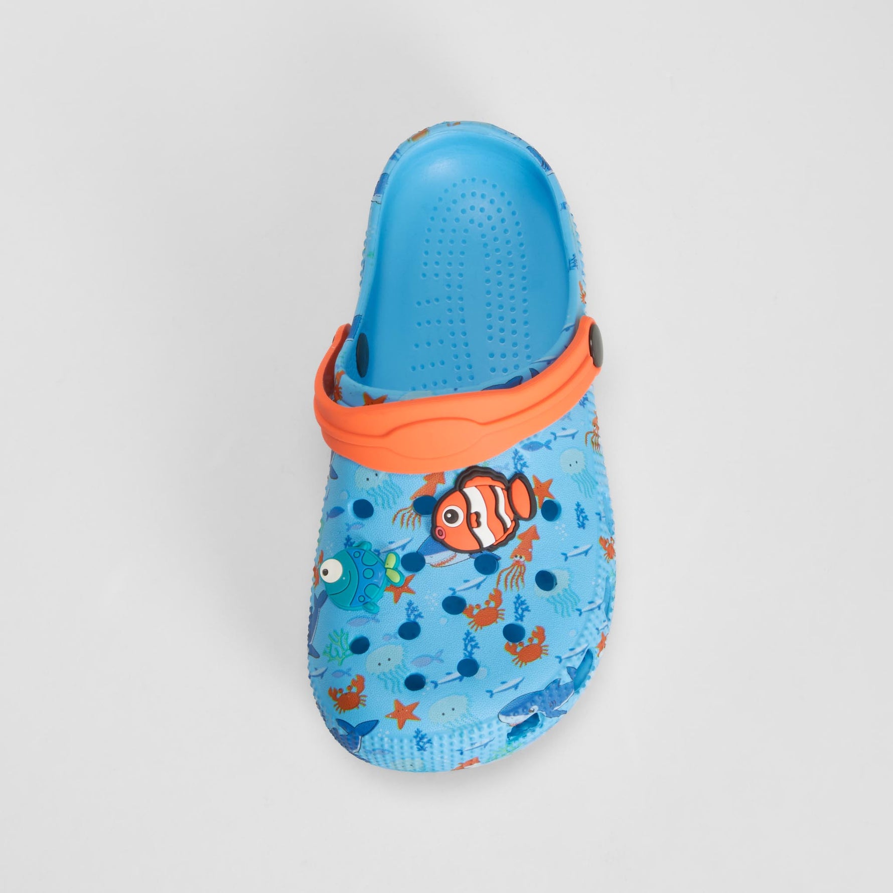 Zueco de playa tiburones azul COCONUT