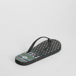 Chancla esclava corazones negra COCONUT