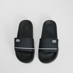 Chancla pala velcro infantil negra COCONUT