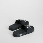 Chancla pala velcro infantil negra COCONUT