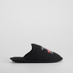 Zapatilla de casa negra con diseño de coche OLYNE