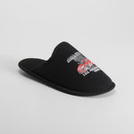 Zapatilla de casa negra con diseño de coche OLYNE