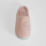 Zapatilla de casa corazón rosa OLYNE