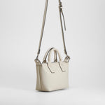 Bolso bandolera asa corta blanco PICCOLA PIU