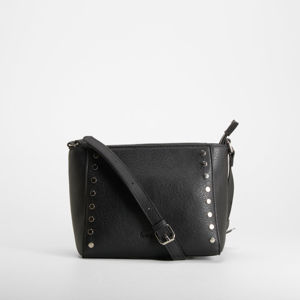 Bolso bandolera negro moderno elegante PICCOLA PIU