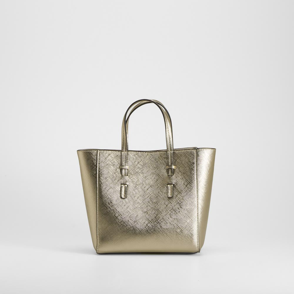 Bolso asa larga oro PICCOLA PIU