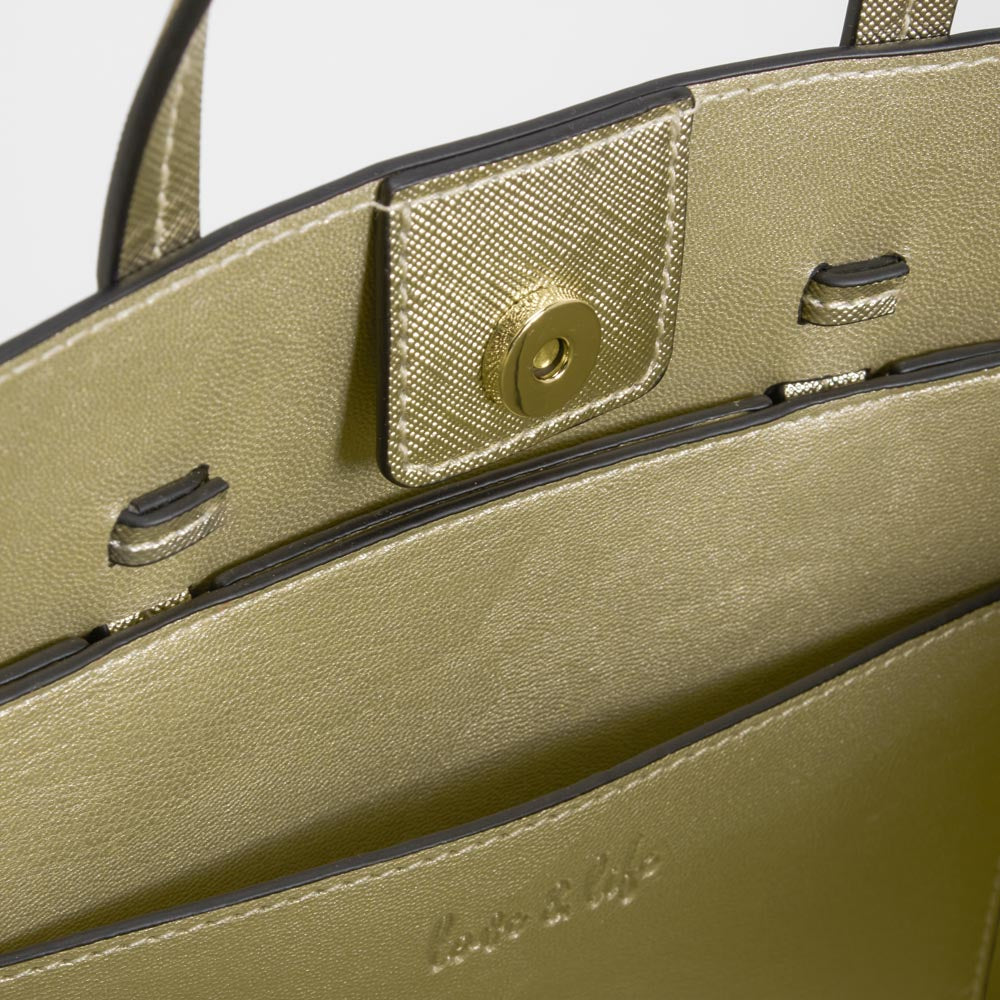 Bolso asa larga oro PICCOLA PIU