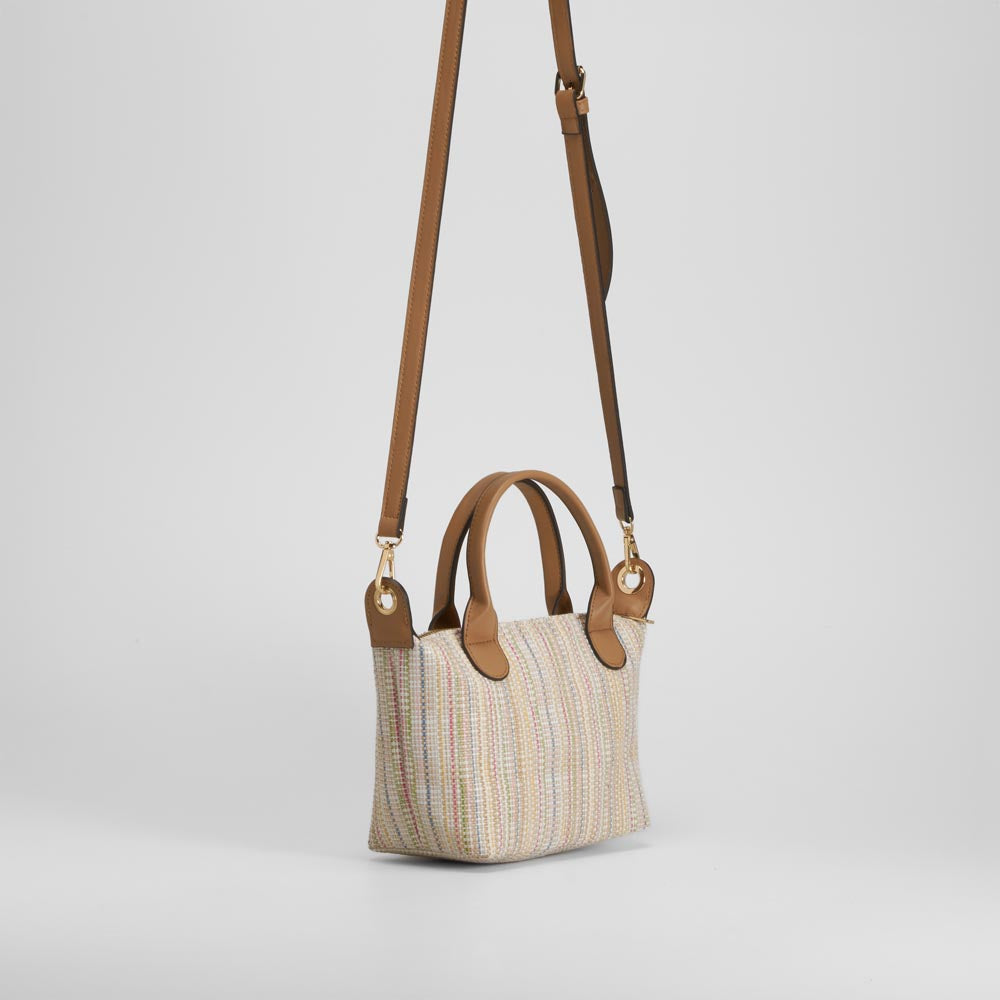 Bolso asa corta multicolor elegante PICCOLA PIU