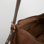 Bolso bandolera ajustable marrón PICCOLA PIU