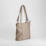 Bolso shopper beige asas largas PICCOLA PIU