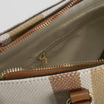 Bolso rayas asas marrón PICCOLA PIU