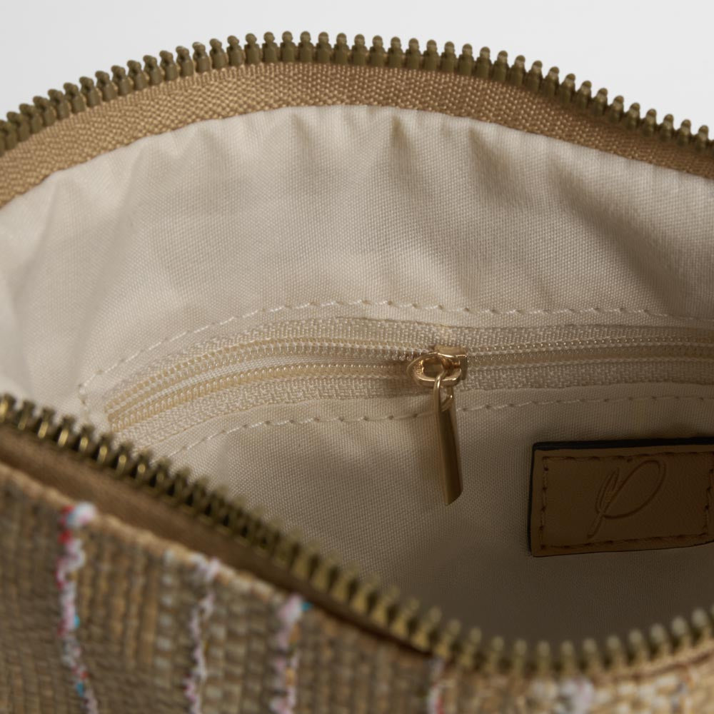 Bolso rafia rayas multicolor SENDA ROAD