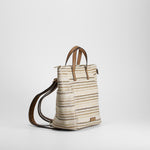 Bolso mochila rafia marrón SENDA ROAD