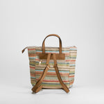 Mochila rafia rayas multicolor SENDA ROAD