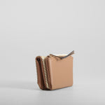 Cartera rafia bicolor beige PICCOLA PIU