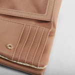 Cartera rafia bicolor beige PICCOLA PIU