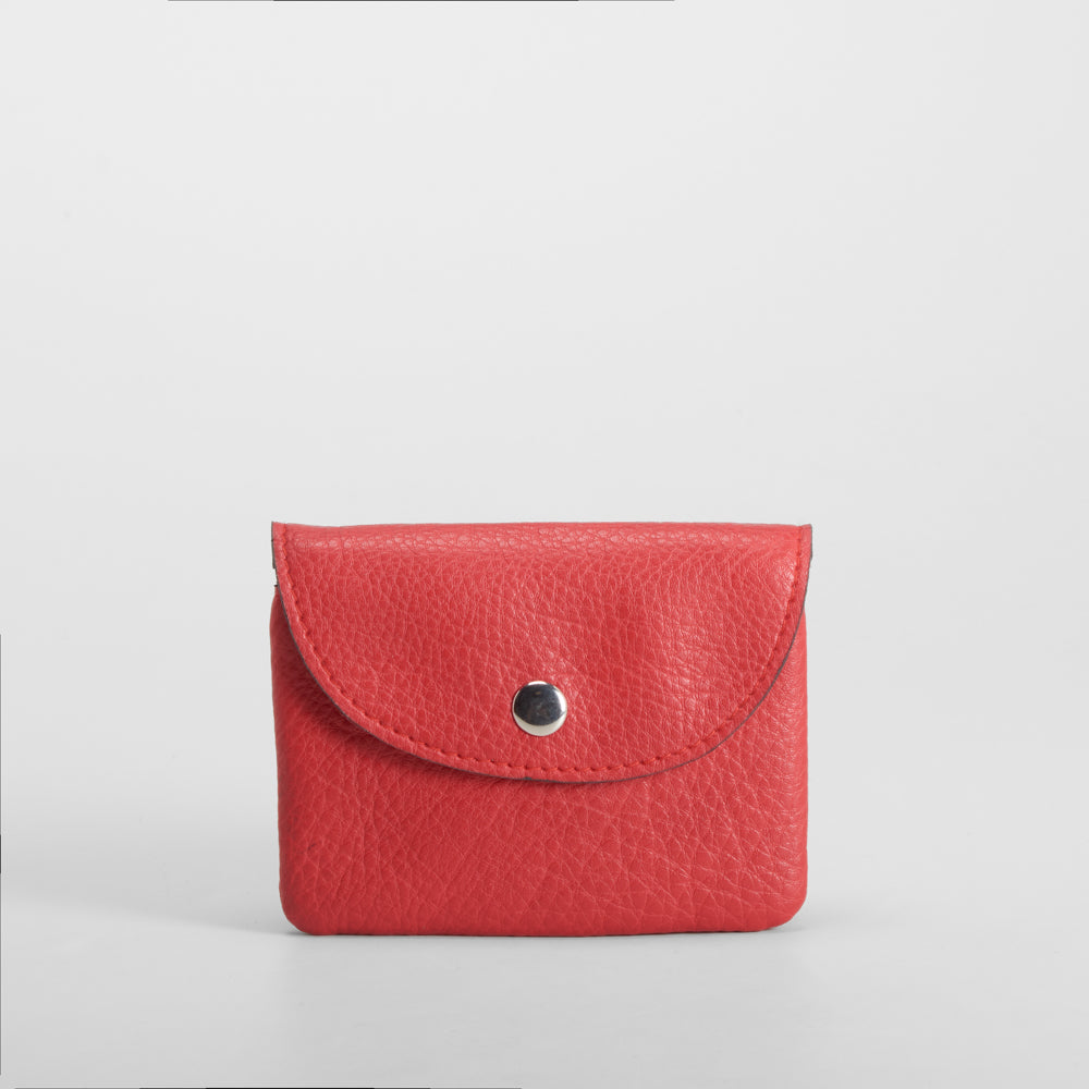 Cartera compacta roja PICCOLA PIU