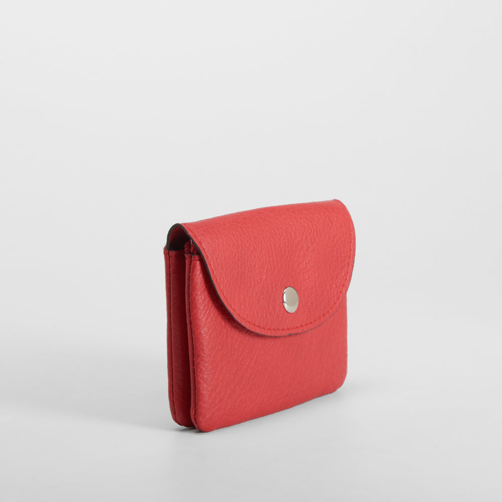 Cartera compacta roja PICCOLA PIU