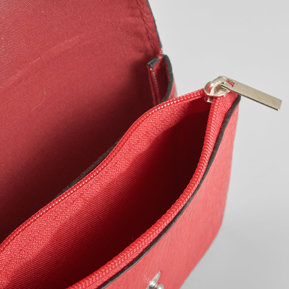 Cartera compacta roja PICCOLA PIU