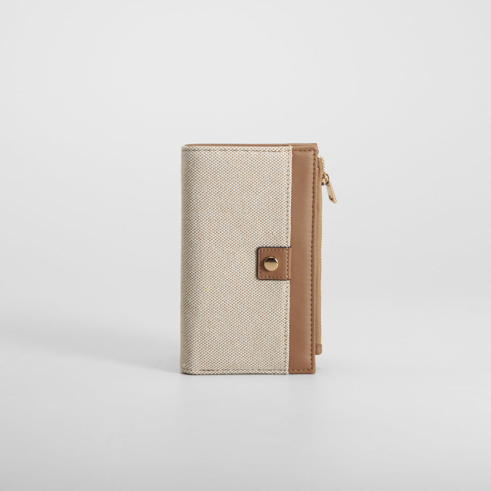 Cartera detalles beige PICCOLA PIU
