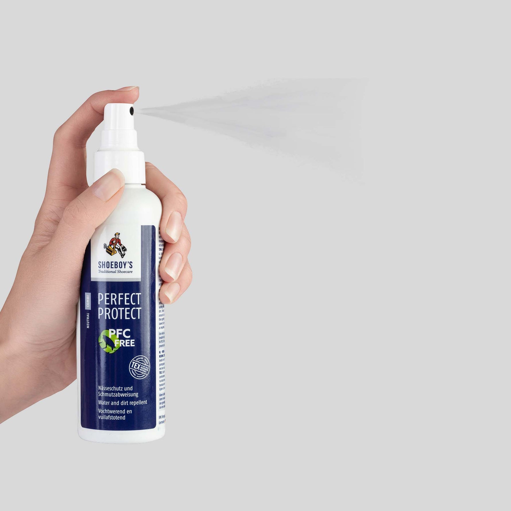 Spray protector color blanco SHOE BOY