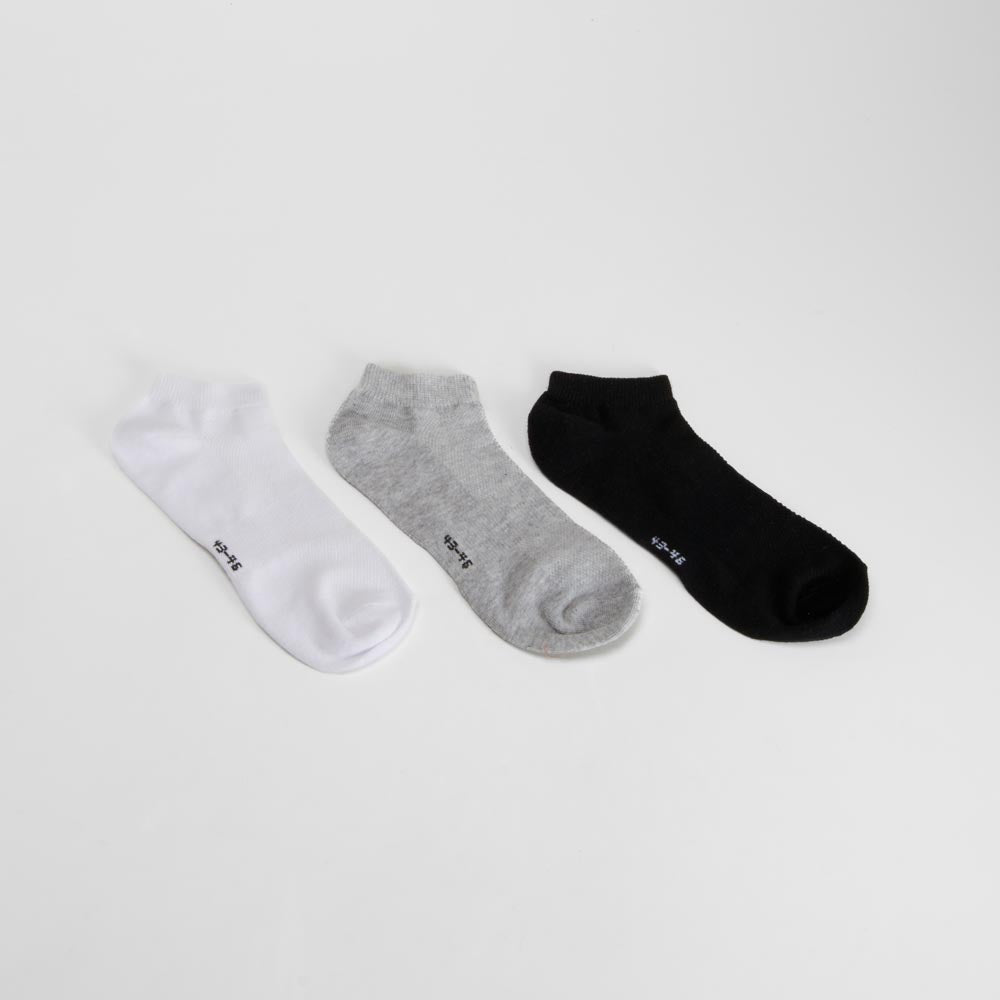 Pack 3 calcetines man tobilleros multicolor MERKAL