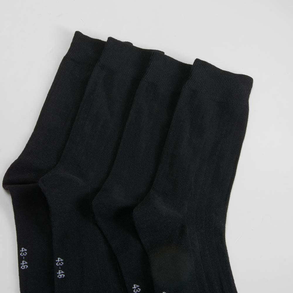 Pack 2 calcetines largos vestir negros MERKAL