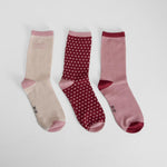 Pack 3 calcetines largos rojo MERKAL