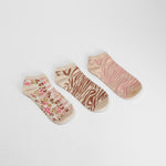 Pack 3 calcetines animal print beige MERKAL
