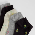 Pack 5 calcetines invisibles multicolor MERKAL