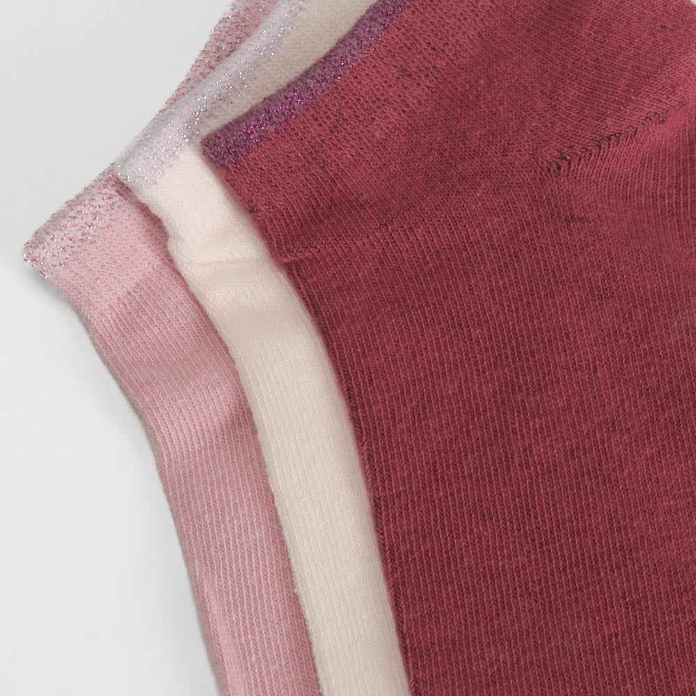 Pack 3 calcetines invisibles en multicolor MERKAL