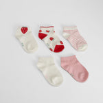 Pack 5 calcetines fresa multicolor MERKAL