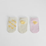 Pack 3 calcetines bebé pollitos multicolor MERKAL