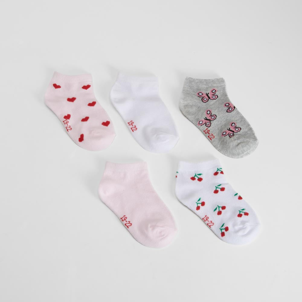 Pack 5 calcetines bebé cerezas multicolor MERKAL